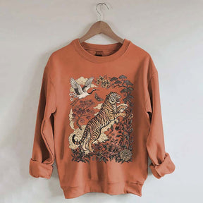 Retro Tiger Wild Cat Sweatshirt