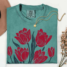 Retro Linocut T-Shirt