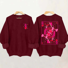 Weightlifting Queen Of Hearts Sweatshirt