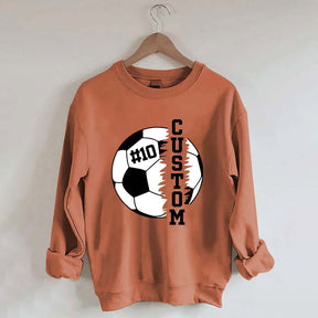 Custom Soccer Name & Number Sweatshirt