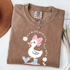 Silly Goose On The Loose Floral T-Shirt