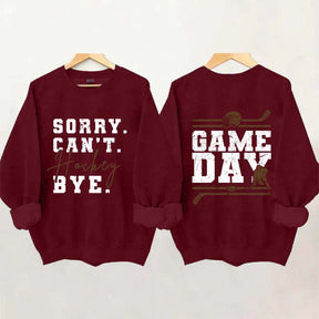 Game Day Hockey Vibes Player Sweatshirt