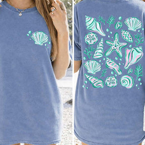 Summer Seashells Comfort Colors T-Shirt