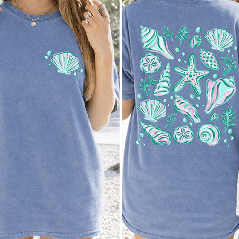 Summer Seashells Comfort Colors T-Shirt