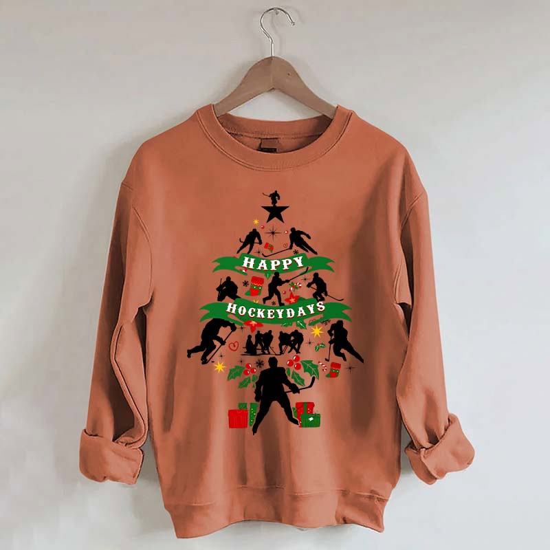 Happy Hockeydays Christmas Sweatshirt