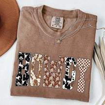 Comfort Colors Howdy Cowgirl Cute T-Shirt