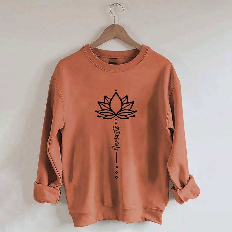 Namaste Floral Yoga Sweatshirt
