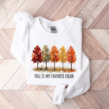 Fall Is My Favorite Color Tree Sweatshirt