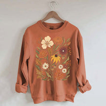 Autumn Floral Vintage Botanical Sweatshirt