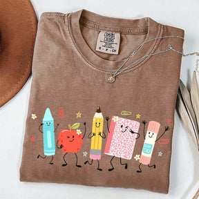 Cute School Supplies Comfort Colors T-Shirt