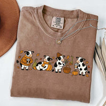 Pumpkin Patch Cozy Season Fall October T-Shirt