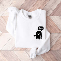 Boo Ghost Halloween Sweatshirt