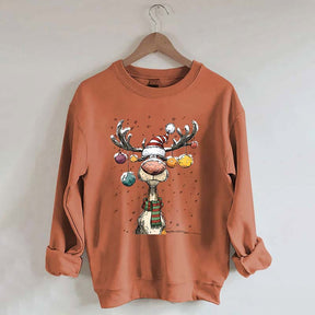 Cute Christmas Vintage Reindeer Sweatshirt