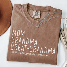 Mom Grandma Great-Grandma Pregnancy Announcement T-Shirt