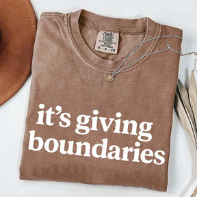 It's Giving Boundaries T-Shirt