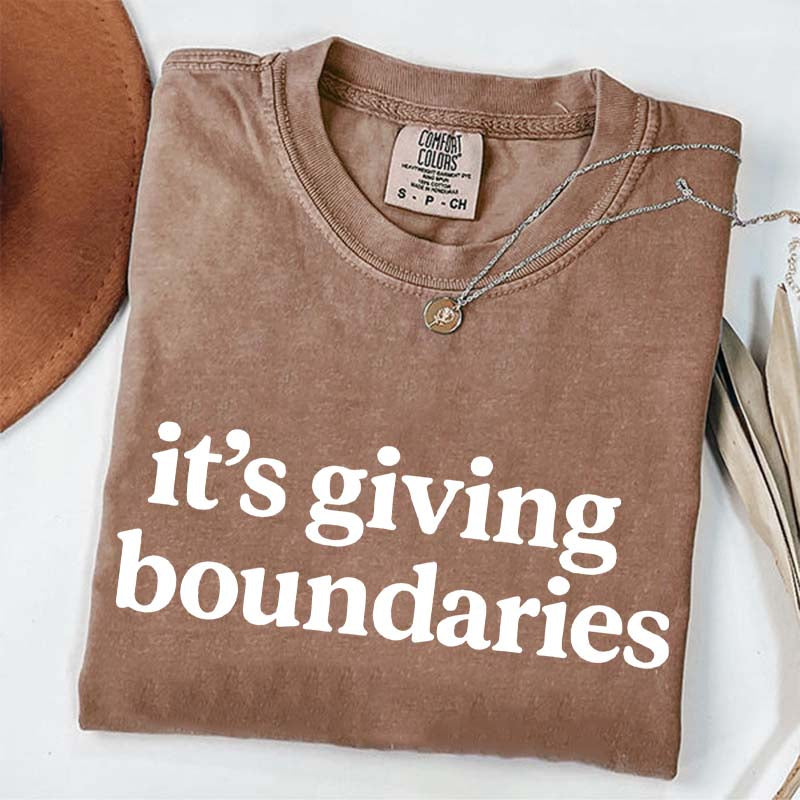It's Giving Boundaries T-Shirt
