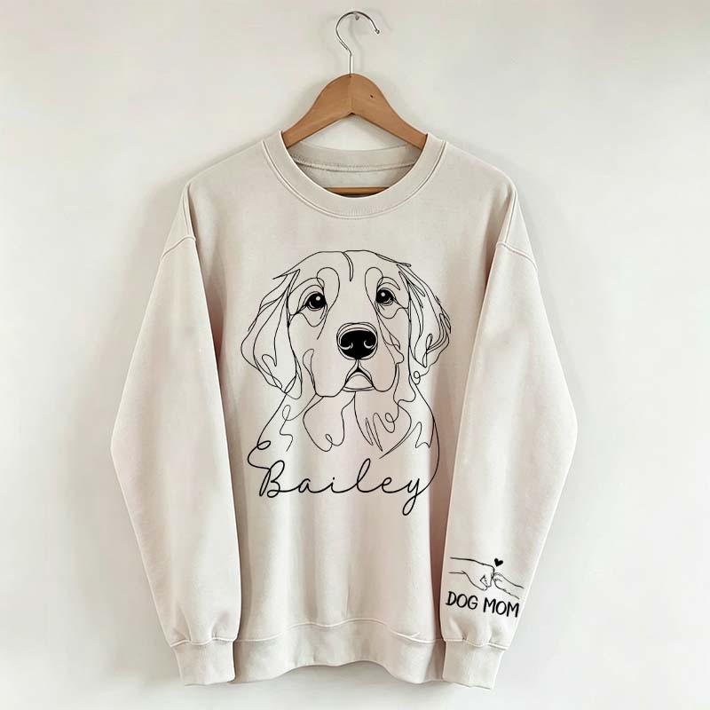 Personalized Pet Photo Dog Cat Sweatshirt