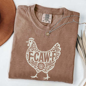 F-CAW-F Farm Animal Chicken T-Shirt