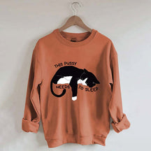 This Cat Needs To Sleep Sweatshirt