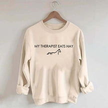 Minimalist Equestrian Horse Rider Sweatshirt