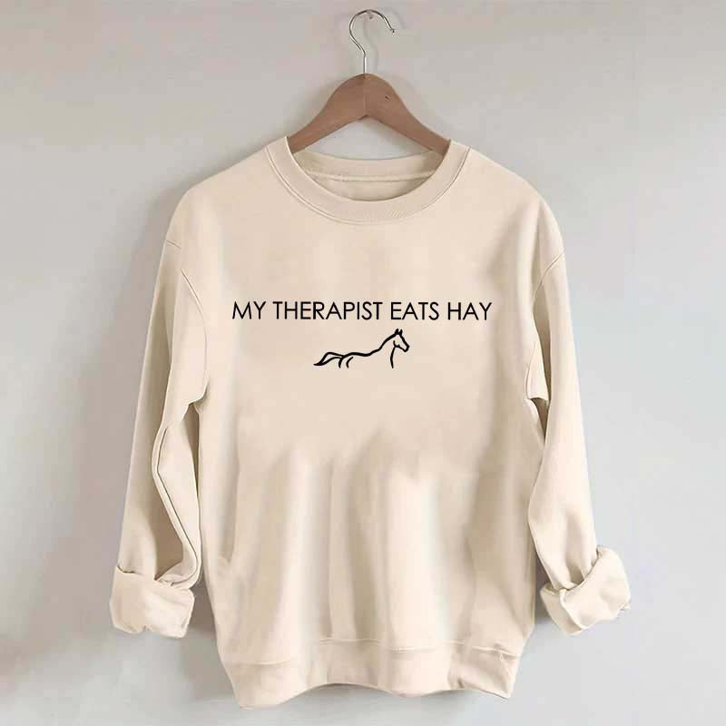 Minimalist Equestrian Horse Rider Sweatshirt