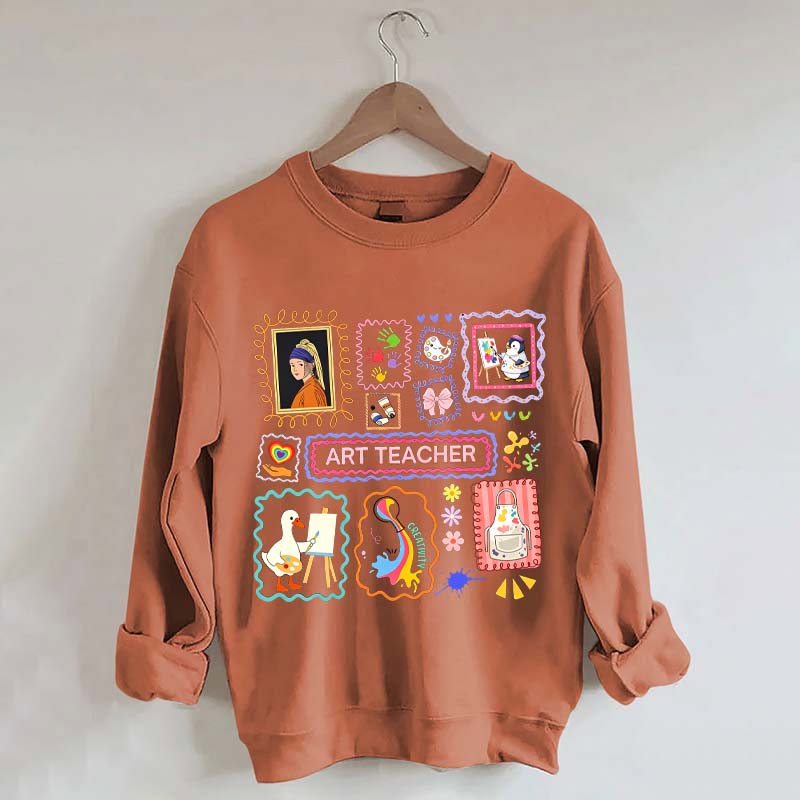 Funny Art Teacher Sweatshirt