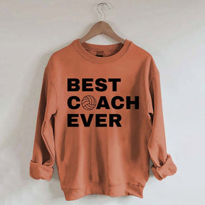 Best Coach Ever Volleyball Sweatshirt