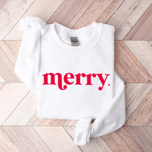 Minimalist Merry Christmas Sweatshirt