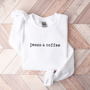 Minimalist Coffee And Jesus Sweatshirt