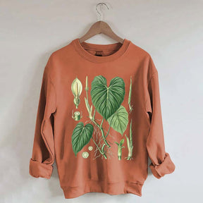 Philodendron Vintage Plant Anatomy Sweatshirt