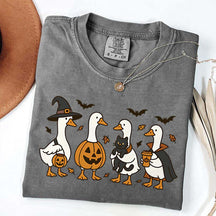 Halloween Ghost Pumpkin Bat Cat T-Shirt