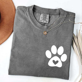 Dog Paw Pocket T-Shirt