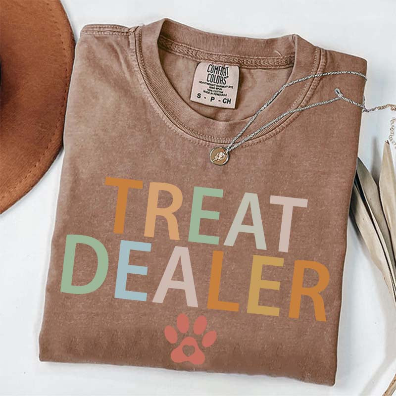 Comfort Colors Treat Dealer Dog T-Shirt