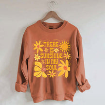 Boho Sunshine In My Soul Hippie Flower Sweatshirt