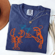 Lobster Crab Martini T-Shirt