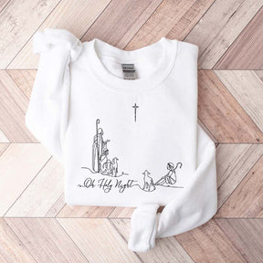 Oh Holy Night Faith Based Sweatshirt