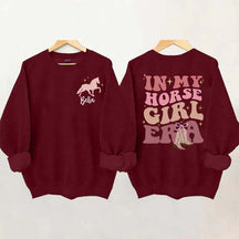 Custom In My Horse Girl Era Sweatshirt