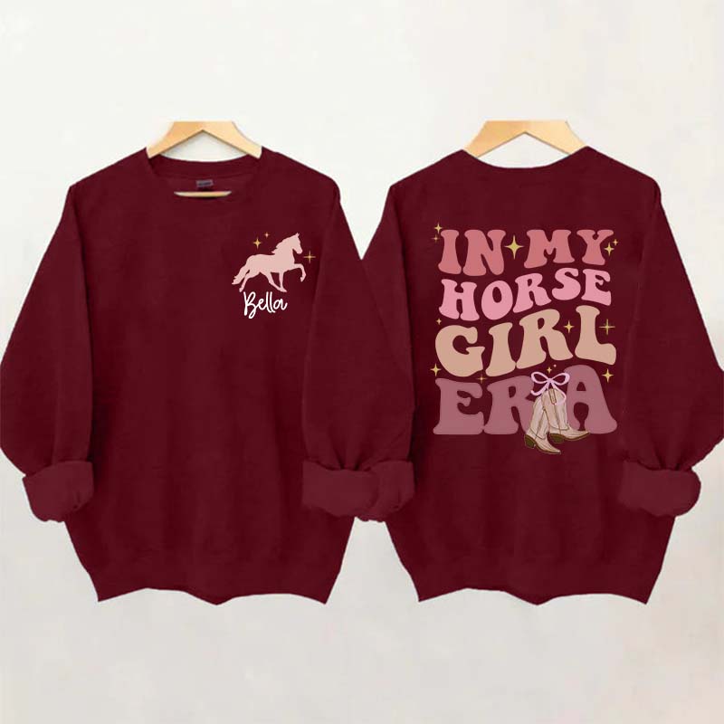 Custom In My Horse Girl Era Sweatshirt