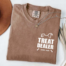 Custom Dog Dad Pet Name T-Shirt