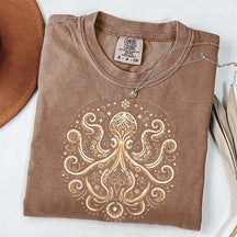 Comfort Colors Quiet Activism Mandala Ocean Lover T-Shirt