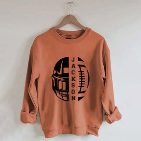Personalized Football Season Mom Sweatshirt