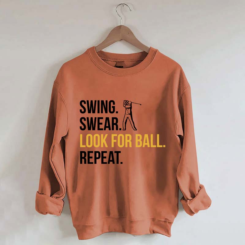 Swing Swear Look For Ball Repeat Sweatshirt