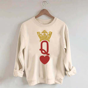 Queen Of Hearts Sweatshirt