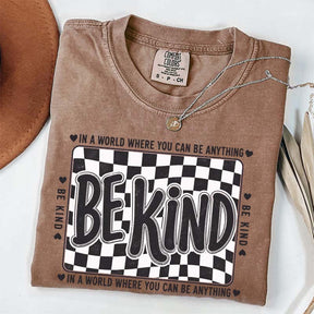 Checkered Be Kind T-Shirt