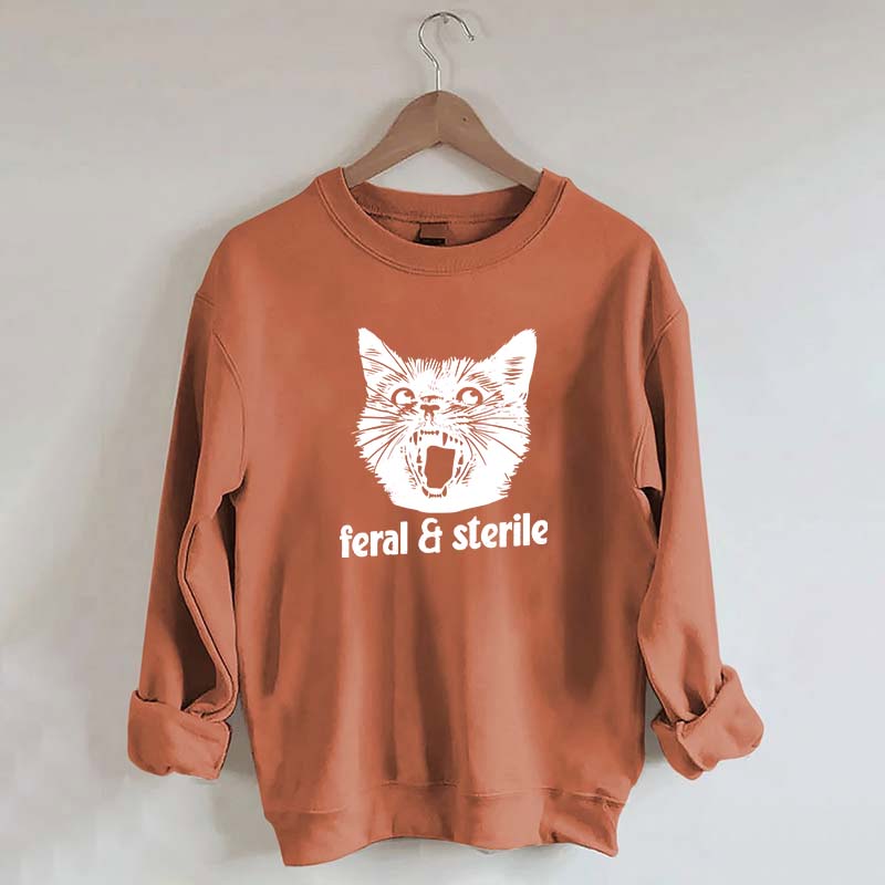 Feral and Sterile Cat Sweatshirt