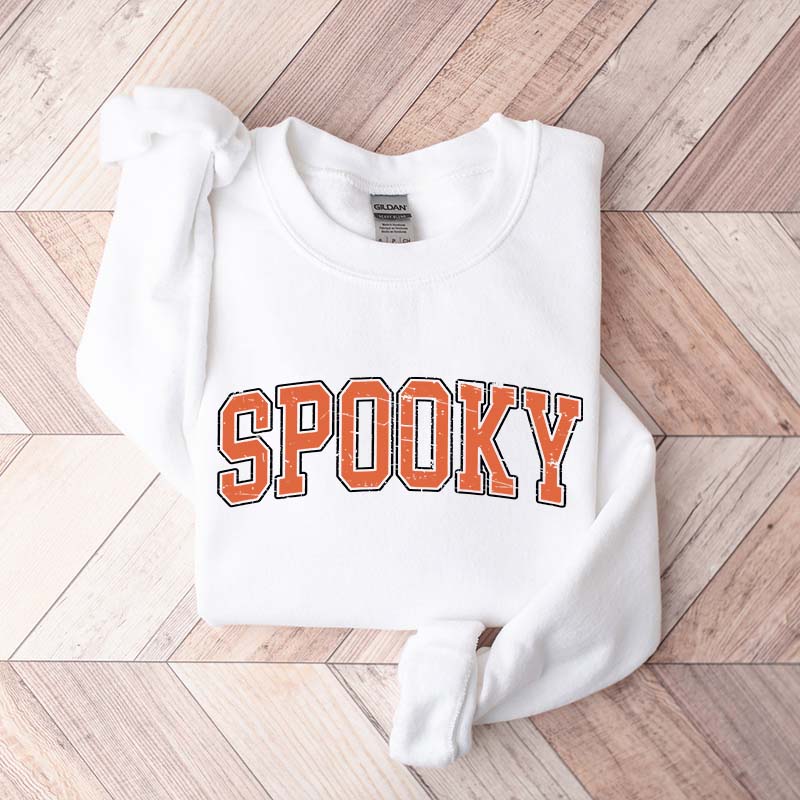Retro Orange Stay Spooky Sweatshirt