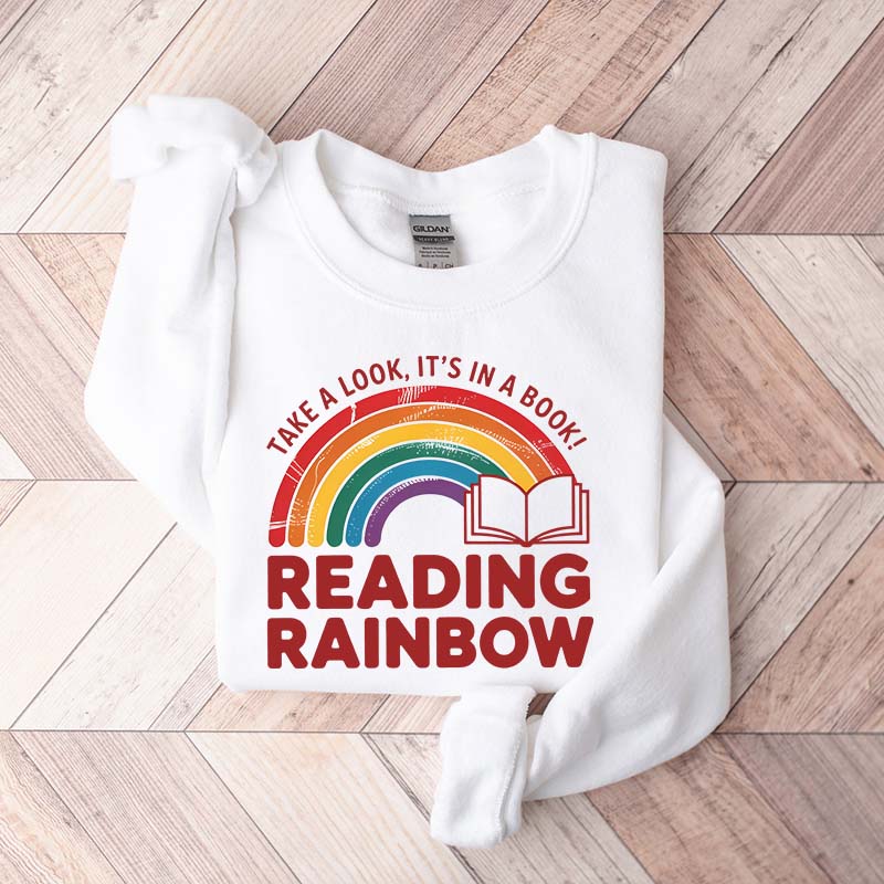 Take a Look It's in a Book Sweatshirt