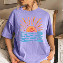 Summer Sun Rays Waves T-Shirt