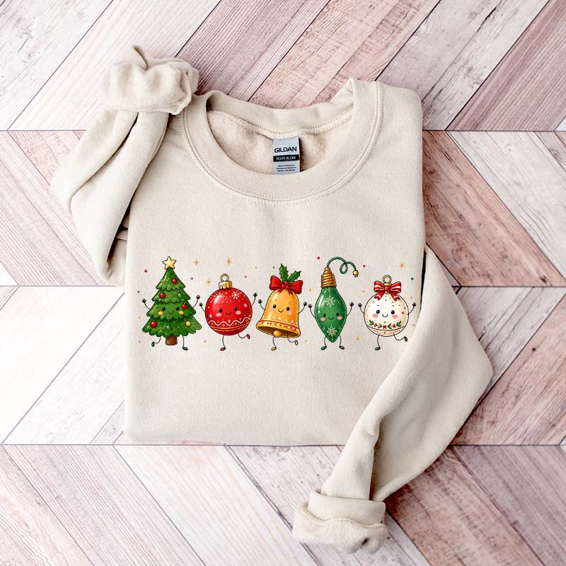 Cute Christmas Xmas Tree Sweatshirt