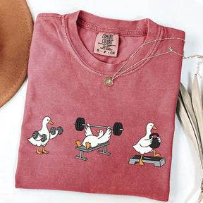 Funny Workout Weightlifting Goose Bumps T-Shirt